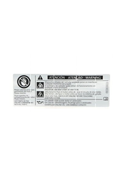 TSC Vw 701010002g Uyarı Etiketi Sticker Yapıştırma