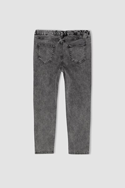 DeFacto Boy's Balloon Fit Elastic Waist Jean Trousers