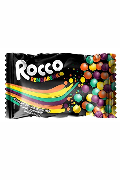 Rocco Rengarenk Elma Portakal Lımon Ahududu 33g-14 Adet