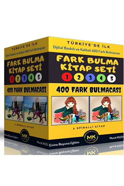 Enine Boyuna Eğitim مجموعة كتب البحث عن الفرق (400 صورة عالية الجودة)