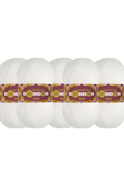 NAKO Bomboons Crystal 98200 Λευκό 5 Πακέτο