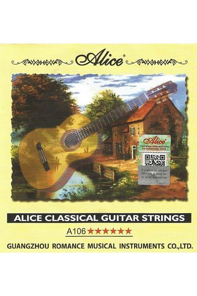 Alice Professional Guitar String and 10 Pieces Plectrums Set