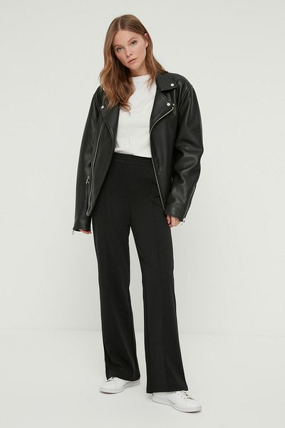 Trendyol Modest Sweatpants - Black - Straight