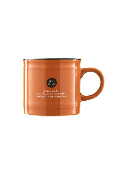 Paşabahçe We Can't Spin Again Ceramic Mug 250cc