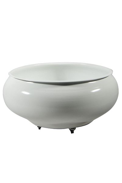 Lilac Home White Ufo Vase