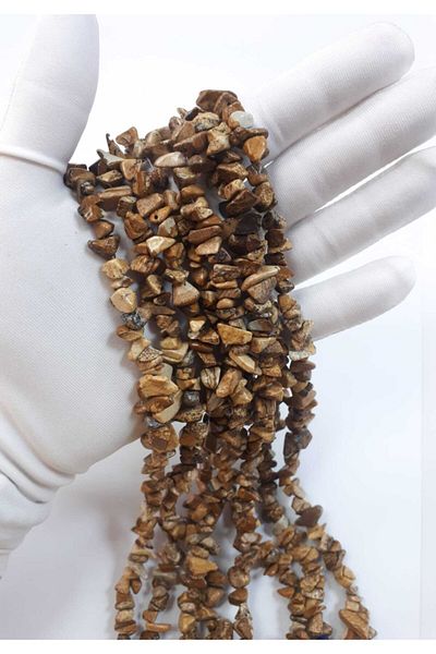 Yüksel Boncuk Σπασμένη Πέτρα Jasper Array Φυσική Πέτρα