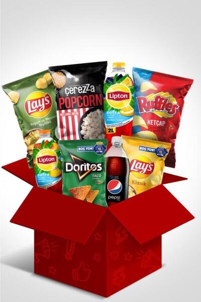 PepsiCo Yaz Cips ve İçecek Paketi (Lay’s, Ruffles, Doritos, Çerezza, Lipton Ice Tea, Pepsi)