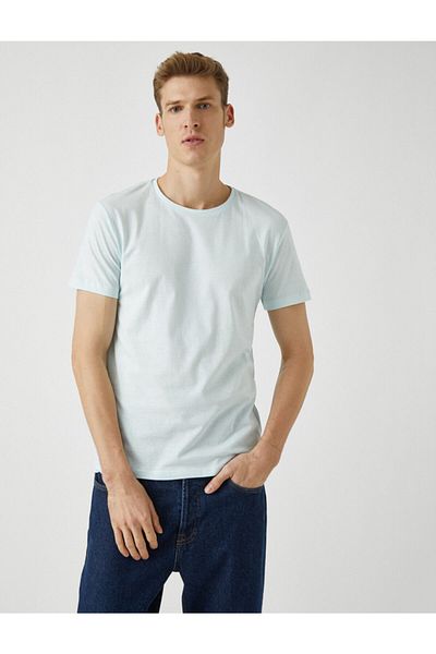 Koton Βασικό κοντομάνικο T-shirt με λαιμόκοψη