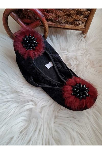 Babet Merkezi Hand Embroidered Home Flats
