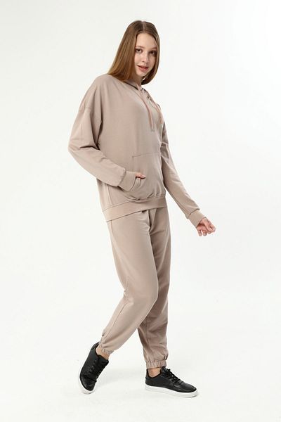 İkmal Σετ με κουκούλα Mink Color