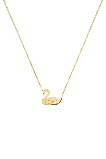 Nida Jewelry Gümüş Kuğu Kolye