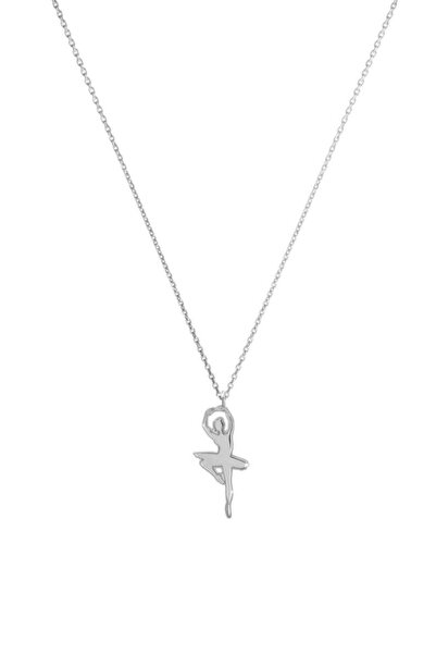 Nida Jewelry Gümüş Balerin Kolye