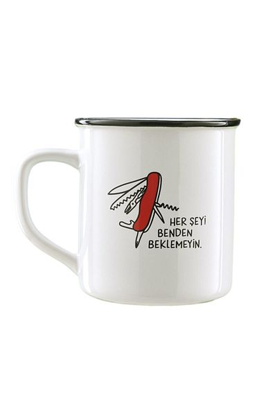 Paşabahçe Don't Wait Everything From Me Ceramic Mug 300cc