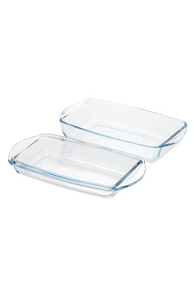 Paşabahçe 59019 Rectangular Pyrex Glass with Lid - 1.5 Lt
