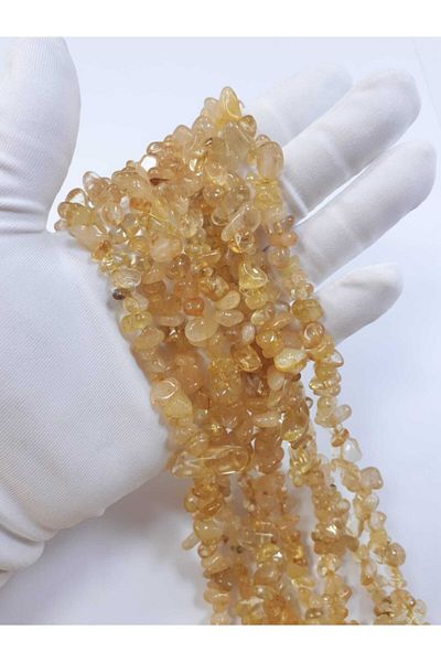 Yüksel Boncuk Kırıktaş Citrine String Natural Stone