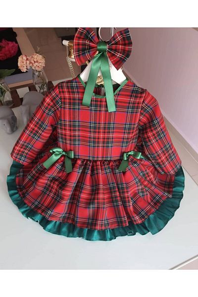 Tozpembebaby Red Plaid Dress