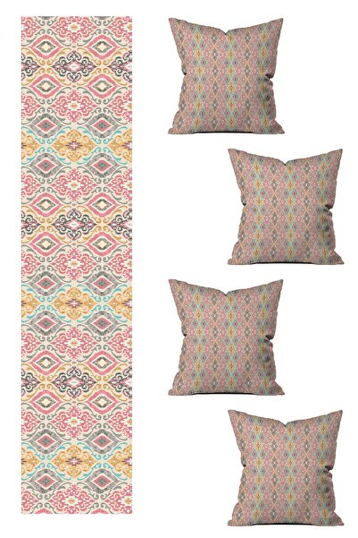 LadiesHome Husă de pernă imprimată pe două fețe, cu design special, 5 piese ș...