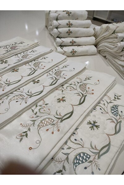 incisecrethome Ручна робота, вишивка голкою, рококо та вишивка, головний рушник 1 шт. 50*90 см