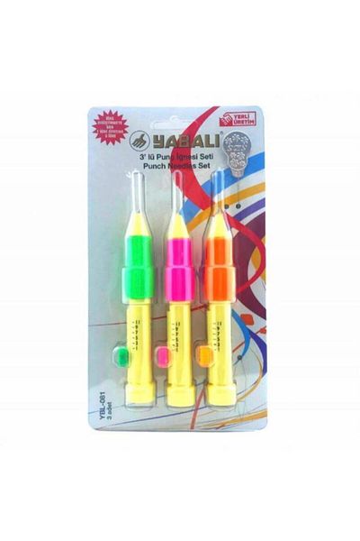 Yabalı Set of 3 Punch Needles