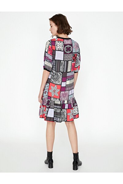 Koton Dámské černé šaty 9KAK88908PW