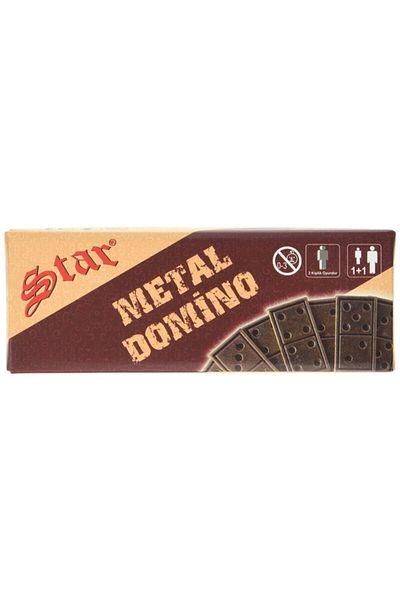 Star Oyun Star Domino Zamak Metal Box