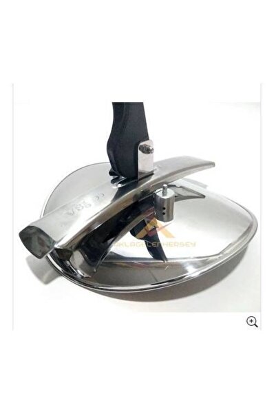 abnturk Universal Paslanmaz Çelik Büyük Boy Düdüklü Tencere Kapağı 22.4cm