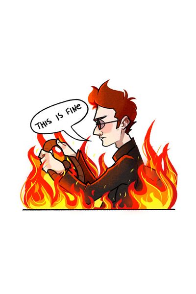 Pixxa Good Omens Crowley Mug Cup