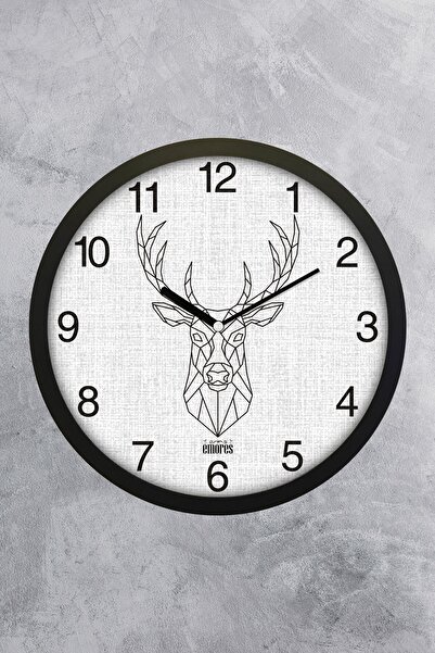 EMORES Ρολόι τοίχου με αθόρυβο μηχανισμό από γυαλί 30 cm