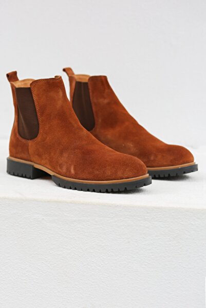 ELİT SHOES Ficemmy Doğal Deri Materyal Eva Taban Taba Erkek Bot