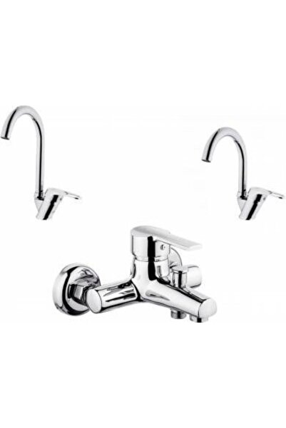 Sardıcı 3'lü Batarya Seti Mutfak Batarya Banyo Bataryaları Lavabo Bataryası