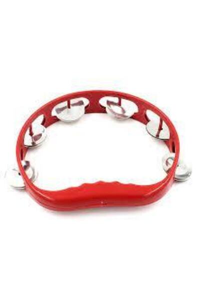 Yıldızlar Plastik Tef Plastik Kırmızı Zilli Tef 1adet