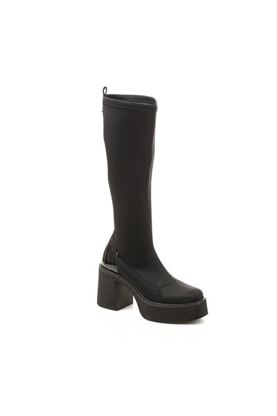 John May Γυναικεία Μποτάκια Gtn-120606 Black Stretch