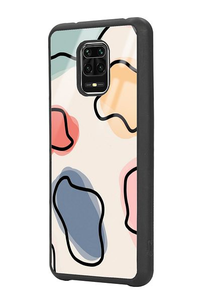 Spoyi حافظة هاتف لامعة بتصميم حليبي لهاتف Xiaomi Redmi Note 9 Pro