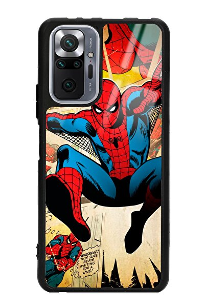 Spoyi Xiaomi Redmi Note 10 Pro - Max Spider-man Örümcek Adam Tasarımlı Glossy...