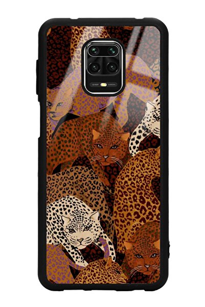 Spoyi Xiaomi Redmi Note 9 Pro Leoparlar Tasarımlı Glossy Telefon Kılıfı