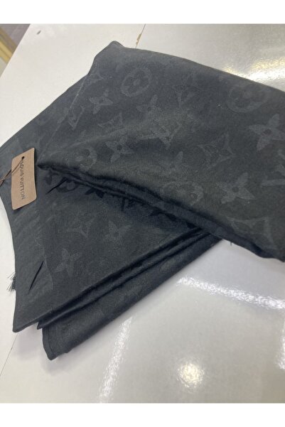 İpekseli Kaşmir Ipek Şal Siyah