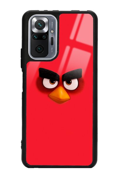 Spoyi حافظة هاتف Xiaomi Redmi Note 10 Pro - Max Red Design لامعة