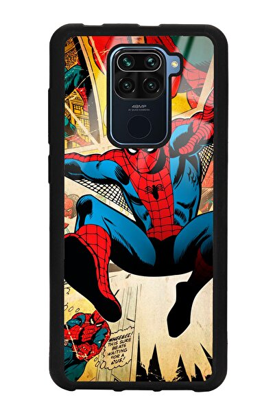 Spoyi Xiaomi Redmi Note 9 Spider-man Örümcek Adam Tasarımlı Glossy Telefon Kı...
