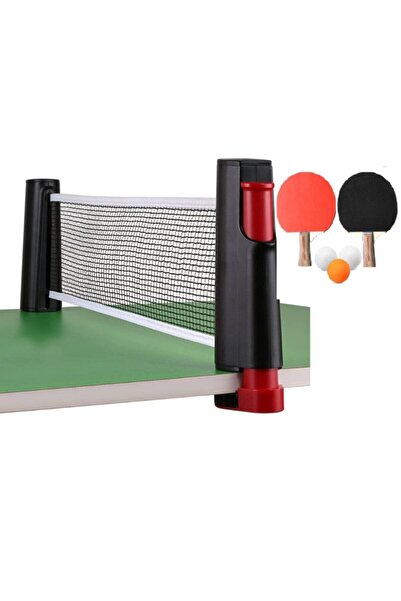 Clifton Kırmızı -siyah Tüm Masalara Uyumlu Mekanizmalı Masa Tenisi Filesi 2 R...