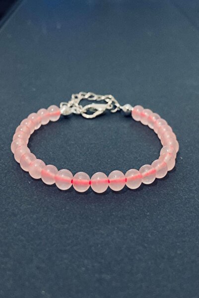 Black Swan Gift & Accessories "Love Stone" Pink Quartz Bracelet