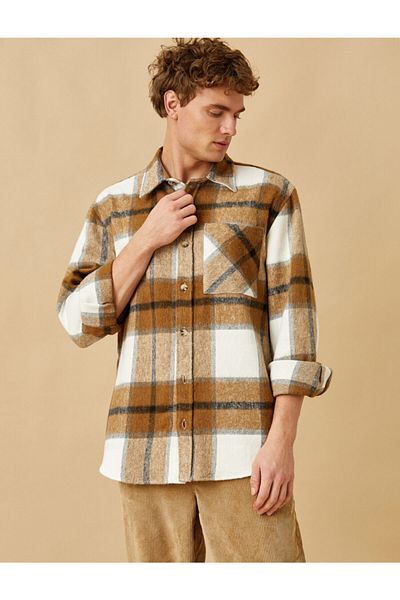 Koton Plaid Lumberjack Shirt Jacket