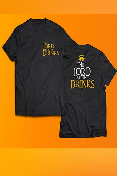 remonz The Lord Of The Drinks εμπριμέ 100% βαμβακερό μπλουζάκι Oversize Μπλουζάκι μεγάλου μεγέθους