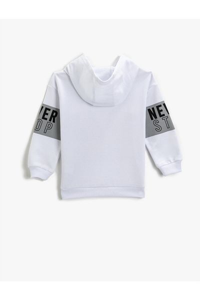 Koton Kapuzenpullover mit Skateboard-Print