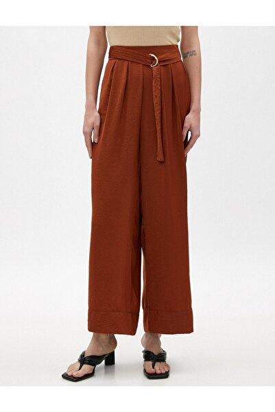 Koton Geniş Paça Pantolon Kemerli