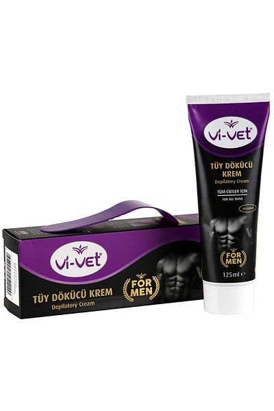 Vi-vet Vivet Depilatory Cream for Men 125 ml