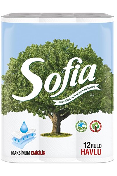 Sofia مناديل ورقية 12 قطعة
