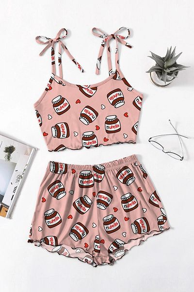 PEMBİŞ HOMEWEAR Sada ultrasoft šortek Angelina Nutella Pink 2 Pack