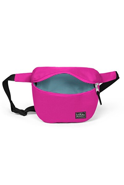Coral High Neon Pink Waist Bag