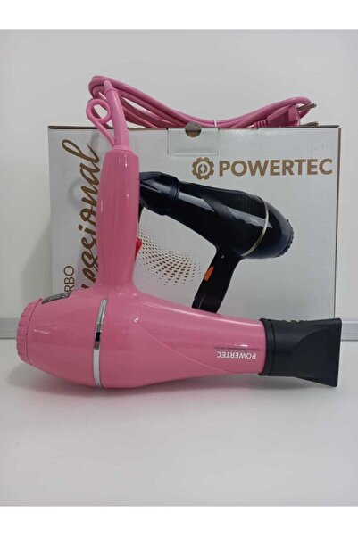 POWERTEC Saç Kurutma, Fön Makinesi (pembe ) Tr501-p