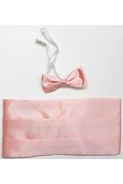 Güler Erkek Çocuk Saten Papyon Kuşak Takım